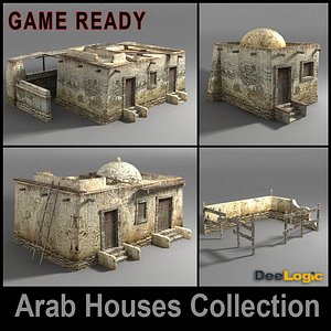 arab houses 3d max