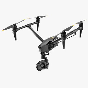 DJI Inspires Drone Rigged