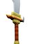 sword hand painted 3d model