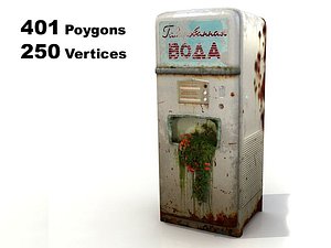 old soda machine ussr 3d max