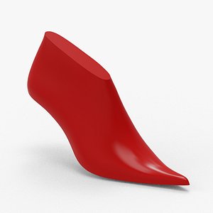 3D woman pointe shoe last