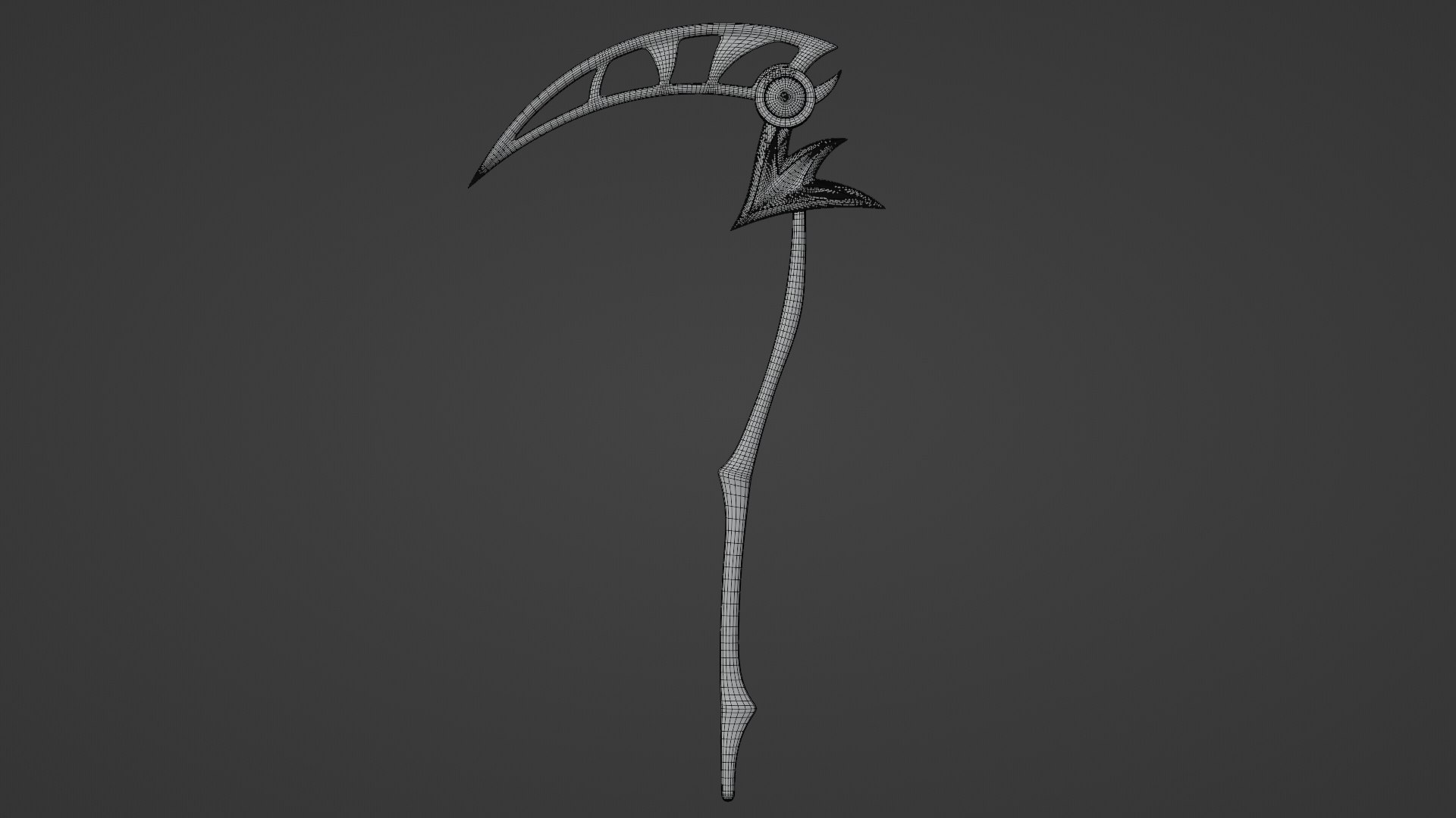 3D Grim Reaper Holding A Scythe Model - TurboSquid 1801918
