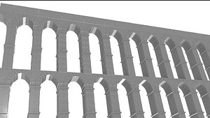 3d water aquaduct model