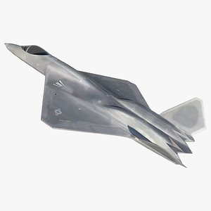 3D yf-23 black widow