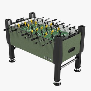3d model carrom football table