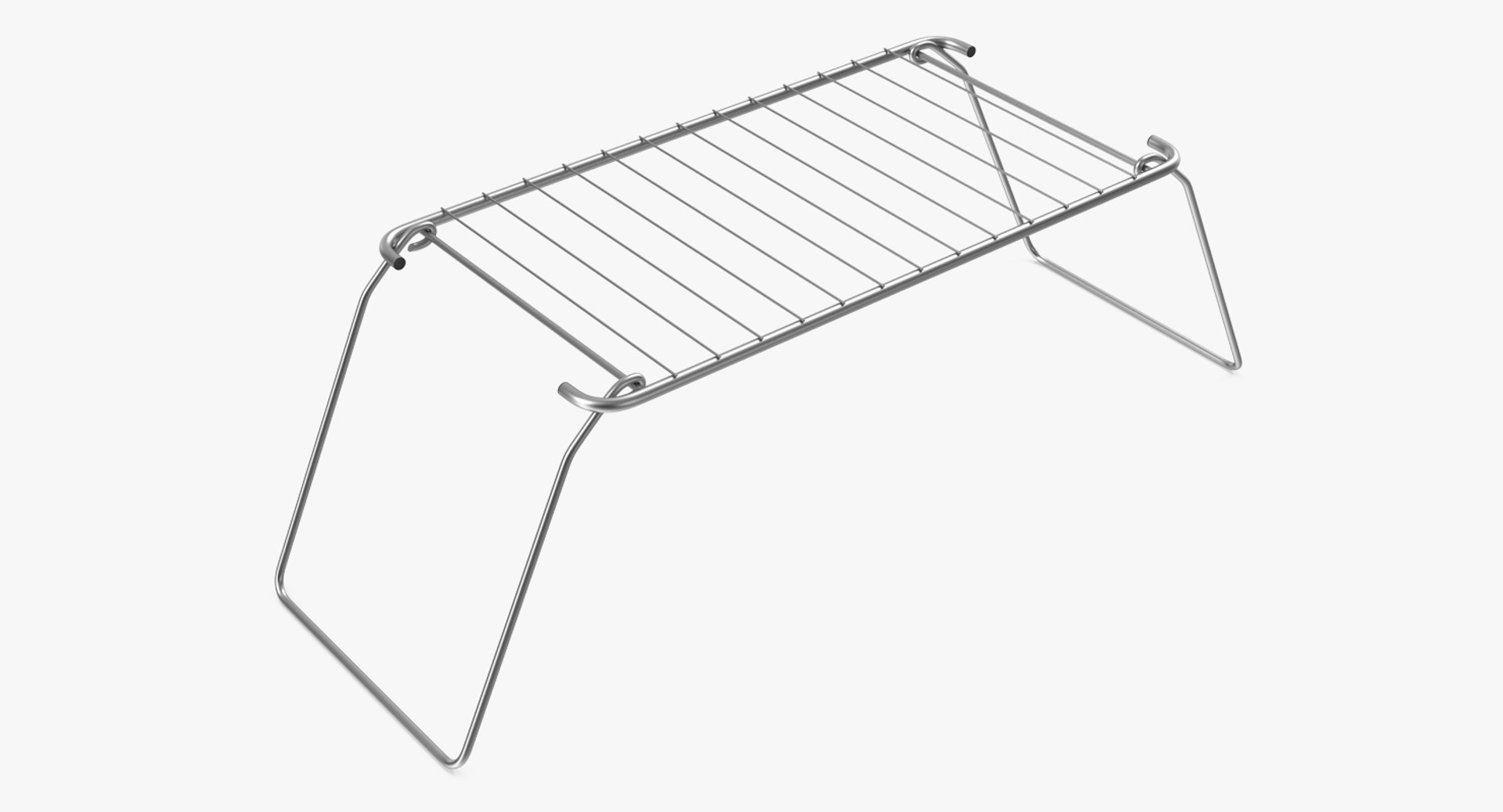 Camping Folding Grill 3D Model 3D model preview
