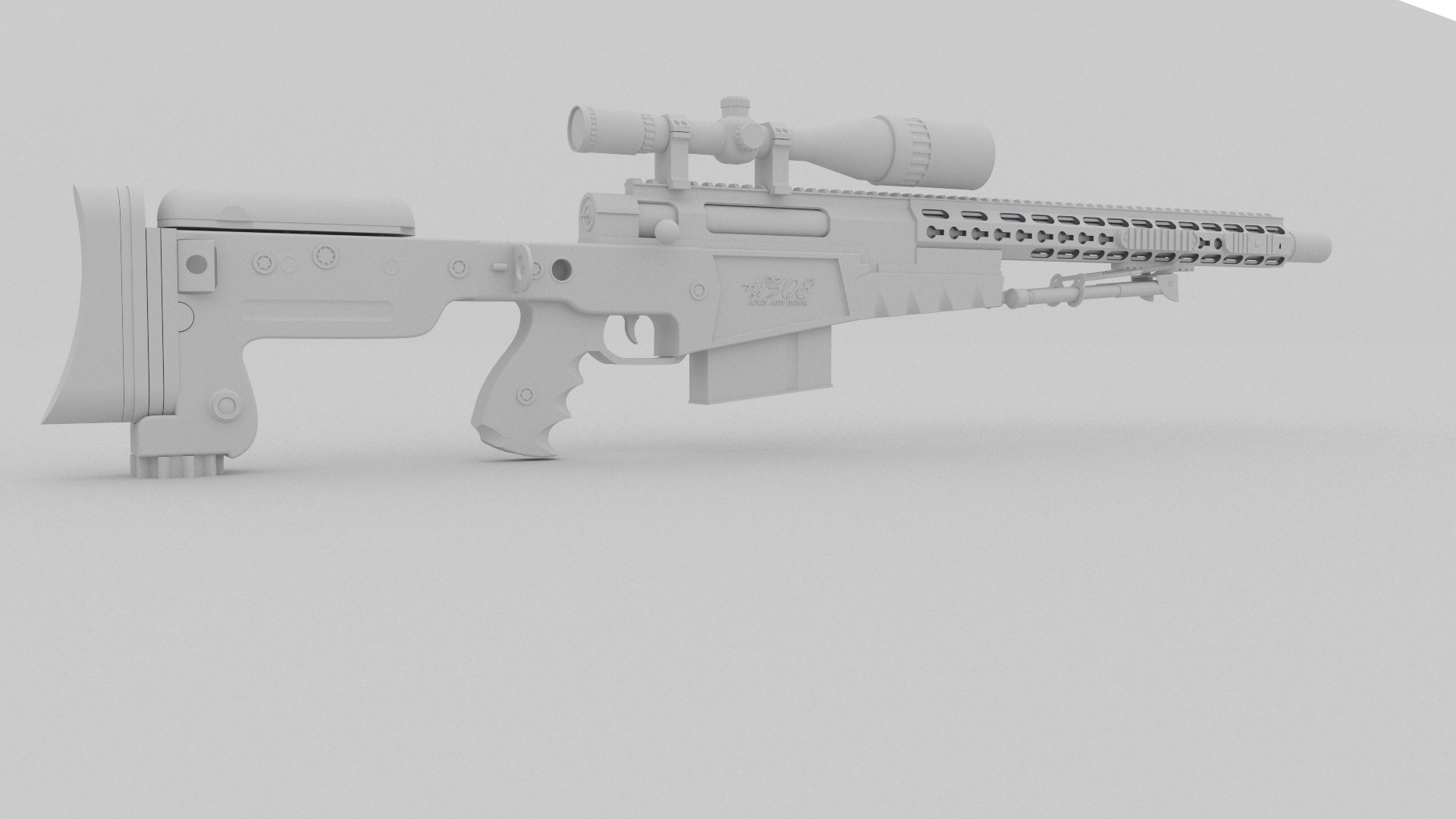 3D Accuracy International 308 - TurboSquid 1258459