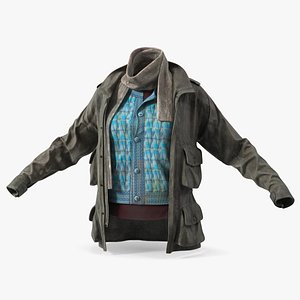 Womens Dirty Outerwear model