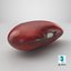 Red Kidney Bean 01 3D model