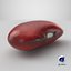 Red Kidney Bean 01 3D model