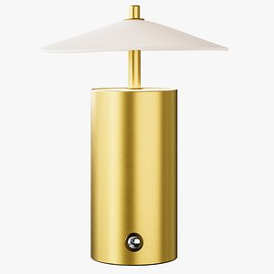 Zara Home LED Table Lamp with Paper Shade 3D model