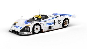 Mazda 787B 15 Racing 1991 3d model 3D model