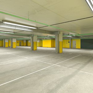 Underground Parking Lot Interior