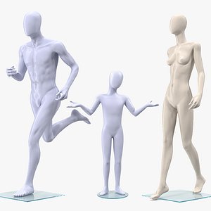 Rigged Mannequins Collection for Cinema 4D