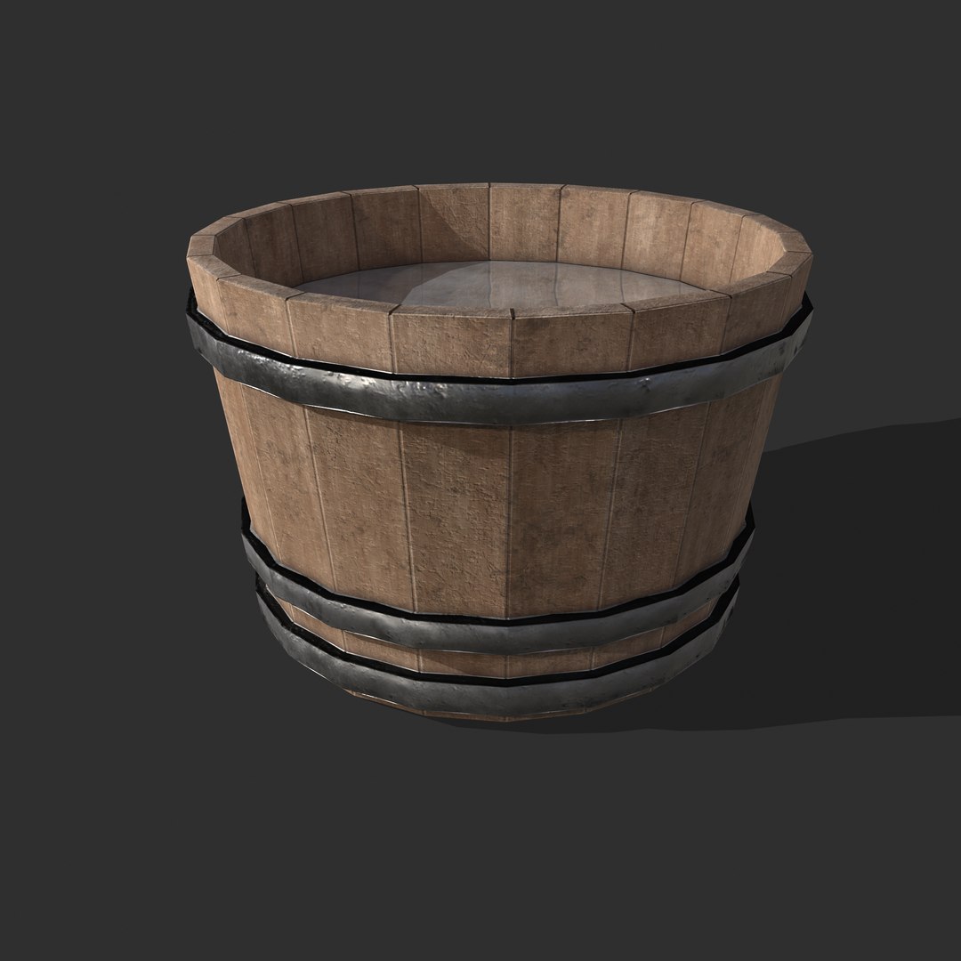 3D bucket water - TurboSquid 1711305