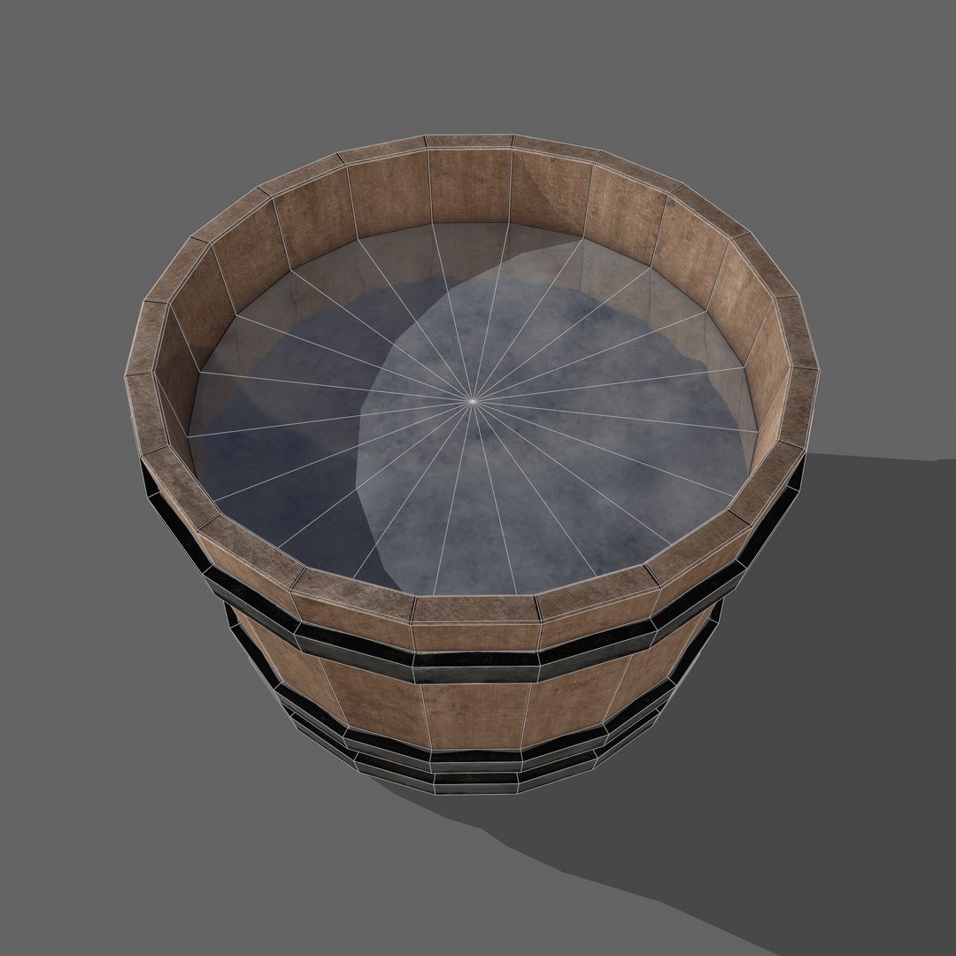 3D bucket water - TurboSquid 1711305