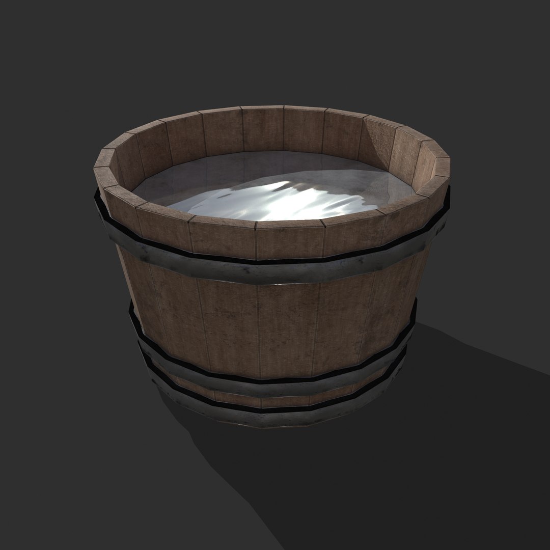 3D bucket water - TurboSquid 1711305