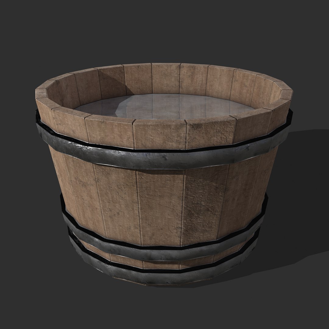 3D bucket water - TurboSquid 1711305