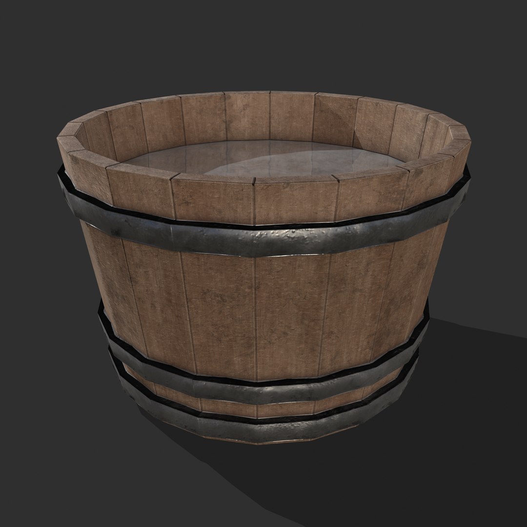3D bucket water - TurboSquid 1711305