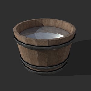3D bucket water