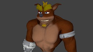 CRUNCH BANDICOOT - PBR - RIGGED