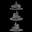Rock Waterfall fountains 3D model