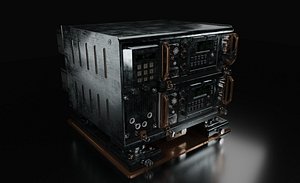Sci-Fi Analog Communication Device High Poly 3D