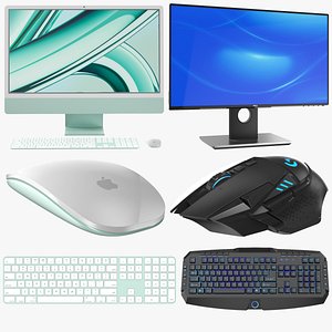 Detailed Two Desktop Computers