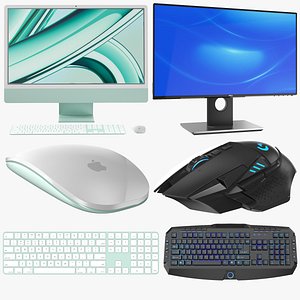 Detailed Two Desktop Computers