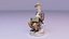 Old man statue high-poly 3D model