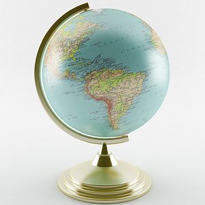 3D desk globe