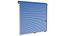 Blue Closed Shutter Rolling Door model