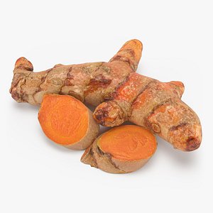 Whole Turmeric and Slices v2 model