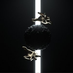 hand planet 3D model