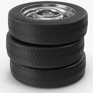 Car Tires And Rim model