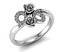 Ring Rose Flower with stones 10