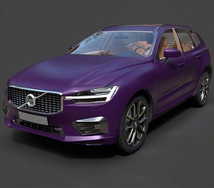 Volvo XC60 R-Design Premium SUV - High-Poly 3D Model