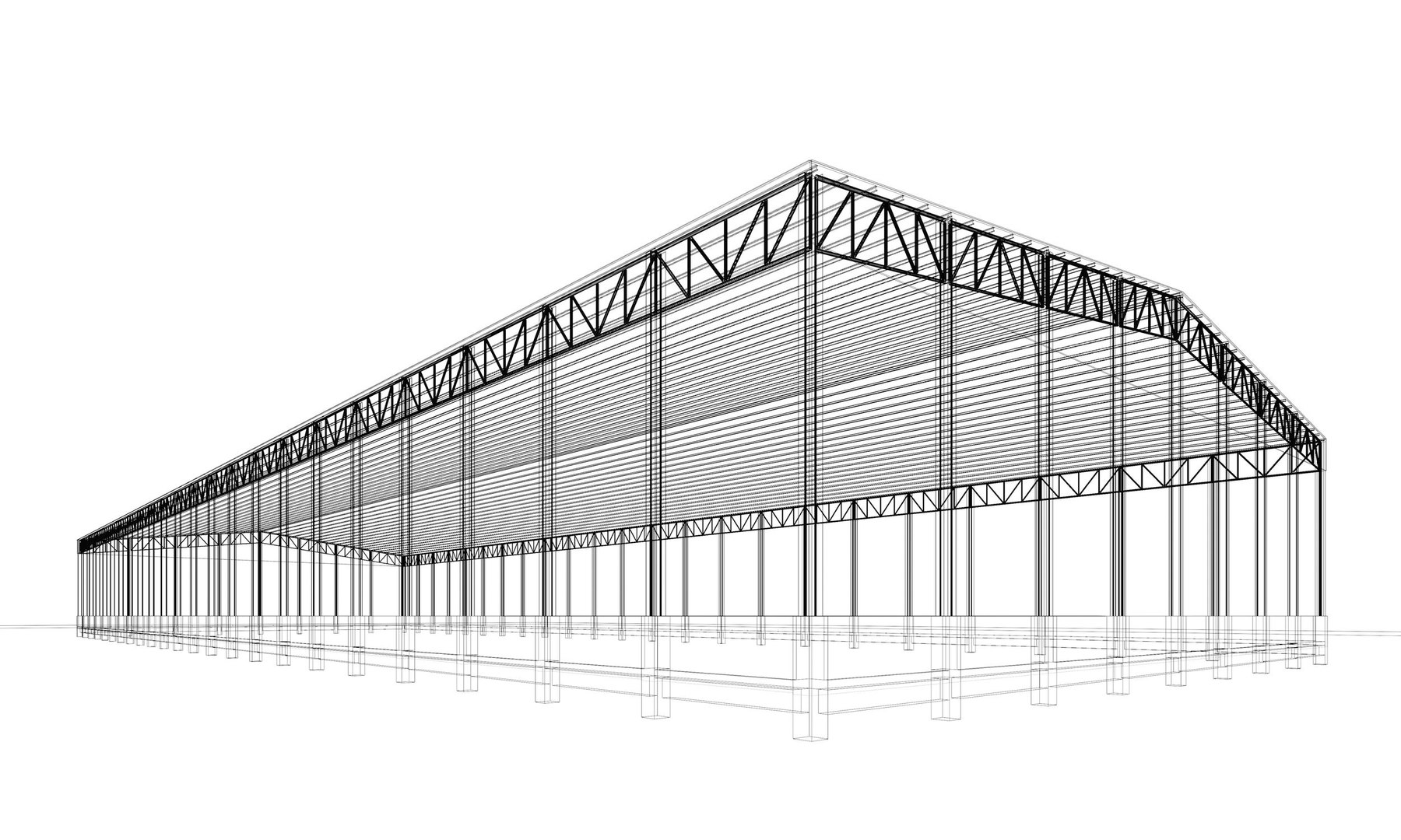 Warehouse With Clear Space 3D - TurboSquid 2036133