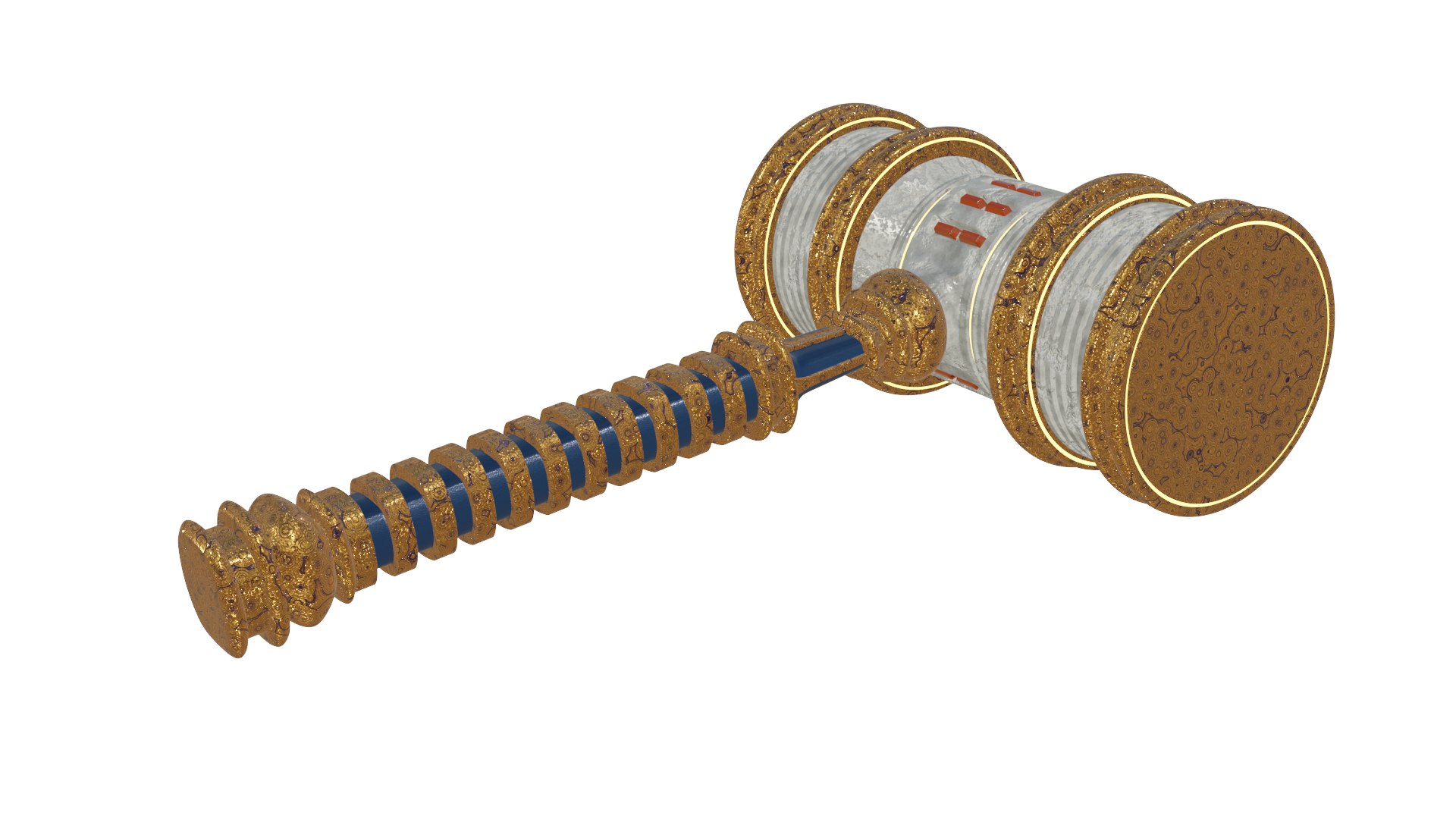 3D ANCIENT MEDIEVAL KING HAMMER IN WOOD TurboSquid 1966872