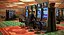 Man Gambling at Slot Machine Rigged with Fur 3D Model