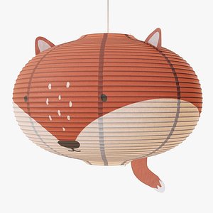 3D model HM Home fox paper lamp shade