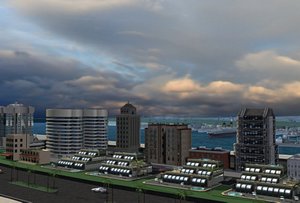 3d model beach city blvd condos