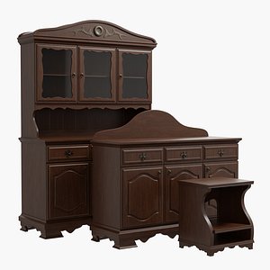 3D model Cynthia cabinet set