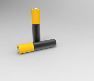 3D model aa battery