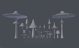 3D mushroom pack