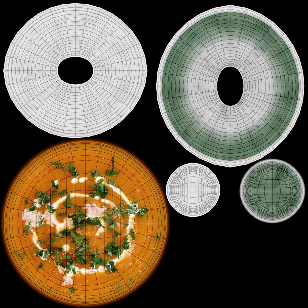 3d Realistic Soup 2 Model