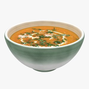 3d realistic soup 2 model