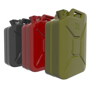 3D jerrican model