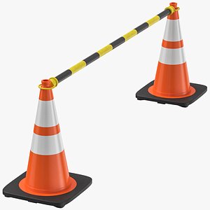 Traffic Cone Bar 01 model