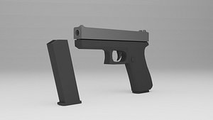 Low Poly Pistol